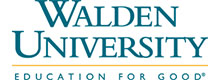 Walden University logo with the slogan 'Education for Good'.