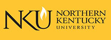 Northern Kentucky University (NKU) logo on a gold background